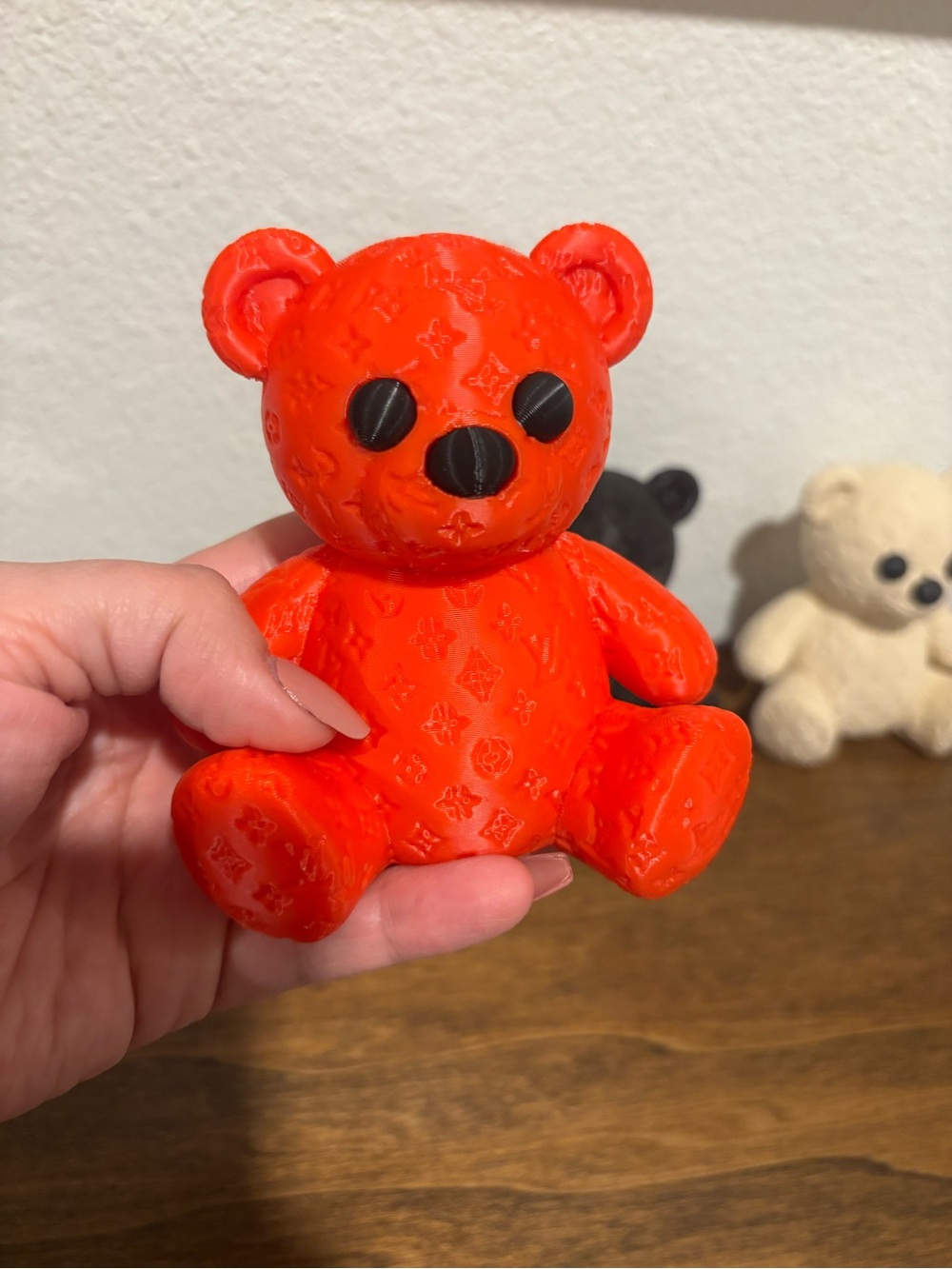 3D Printed Embossed Teddy Bear Figurine (Choose 1) - Picture 9 of 16
